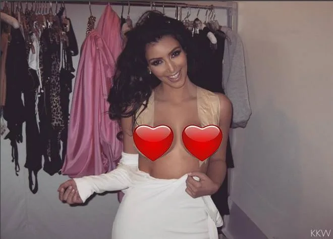 Kim Kardashian revela el secreto de como levantar sus senos