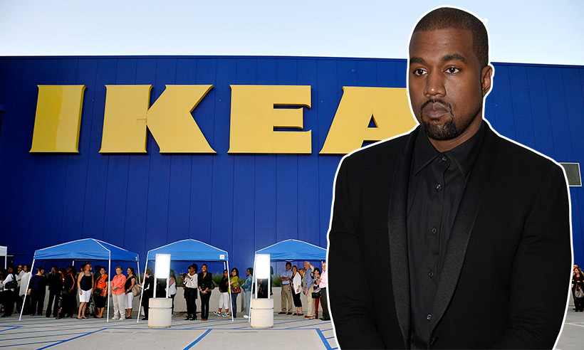 La nueva meta de Kanye West es colaborar con IKEA