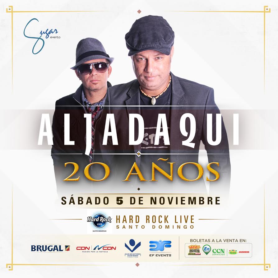 Al Jadaqui celebra concierto “20 años” en  Hard Rock Live