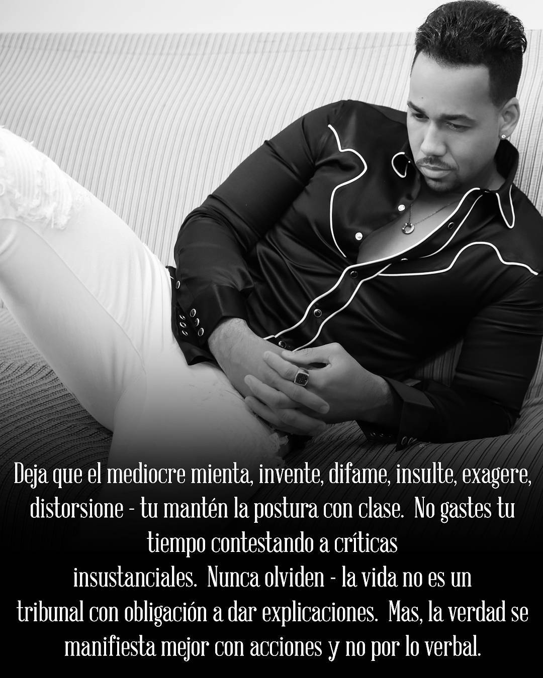 Romeo se desahoga en Instagram