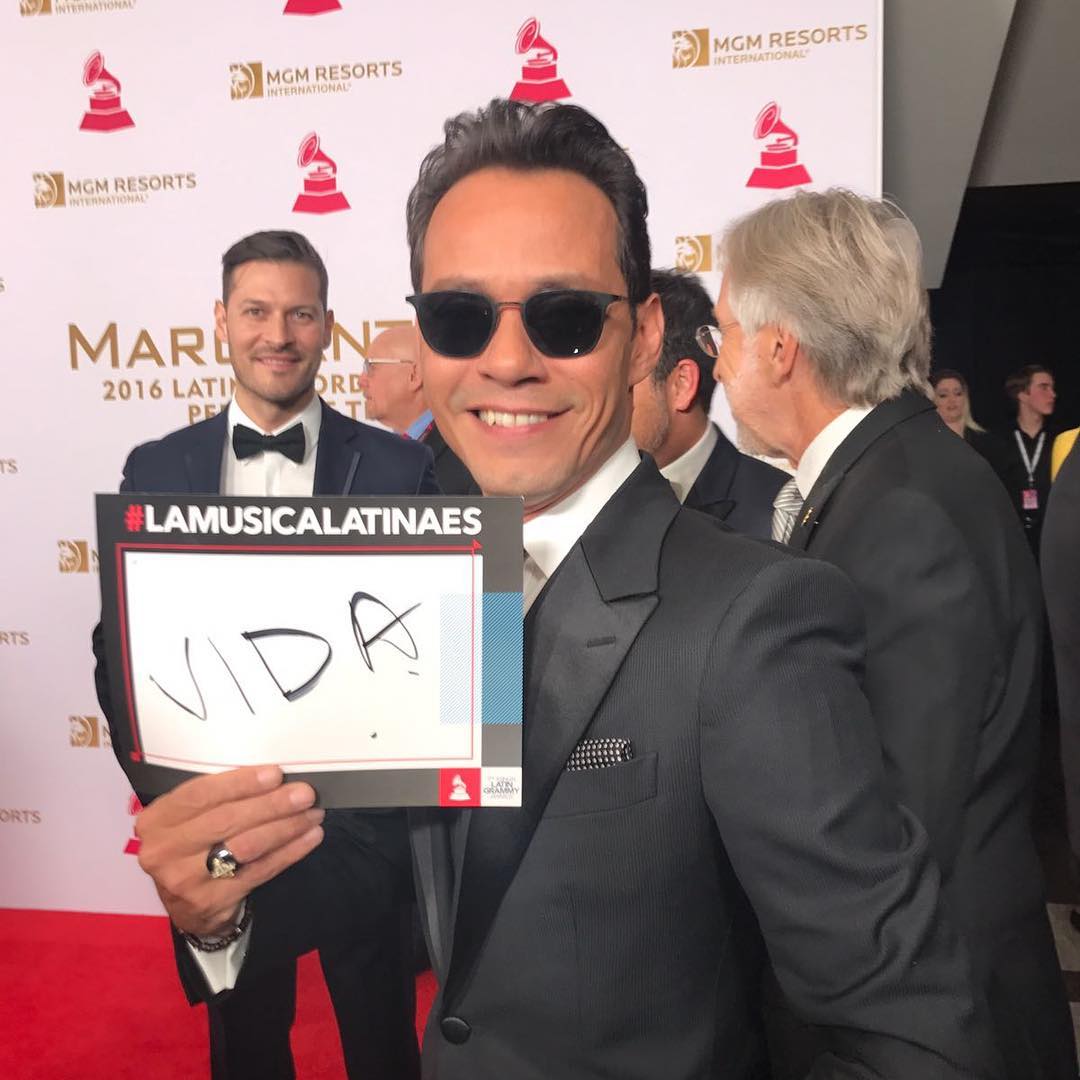 Alfombra Roja de la premiación "Persona del Año 2016″ en honor a Marc Anthony