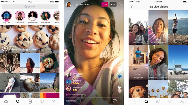 Instagram permitirá transmisiones en vivo dentro de poco