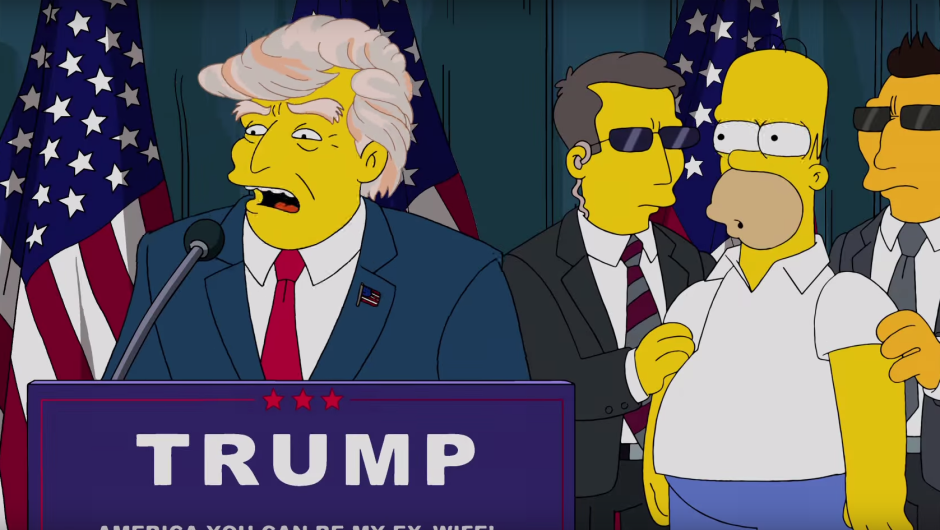 Los Simpson dijeron en el año 2000 que Donald Trump sería presidente