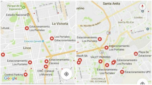 Google Maps te dirá donde hay parqueo disponible