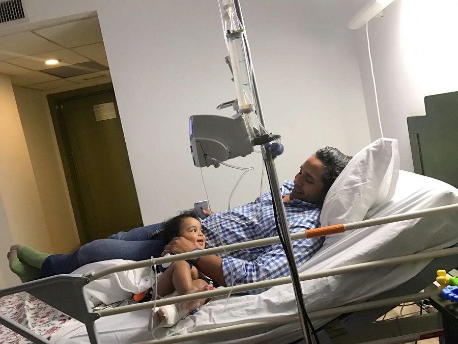 Hijo de Caroline Aquino lleva donde dias interno en el hospital