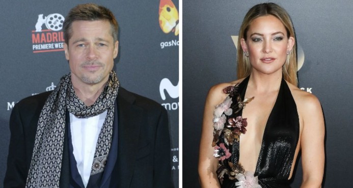 Confirman romance entre Brad Pitt y Kate Hudson