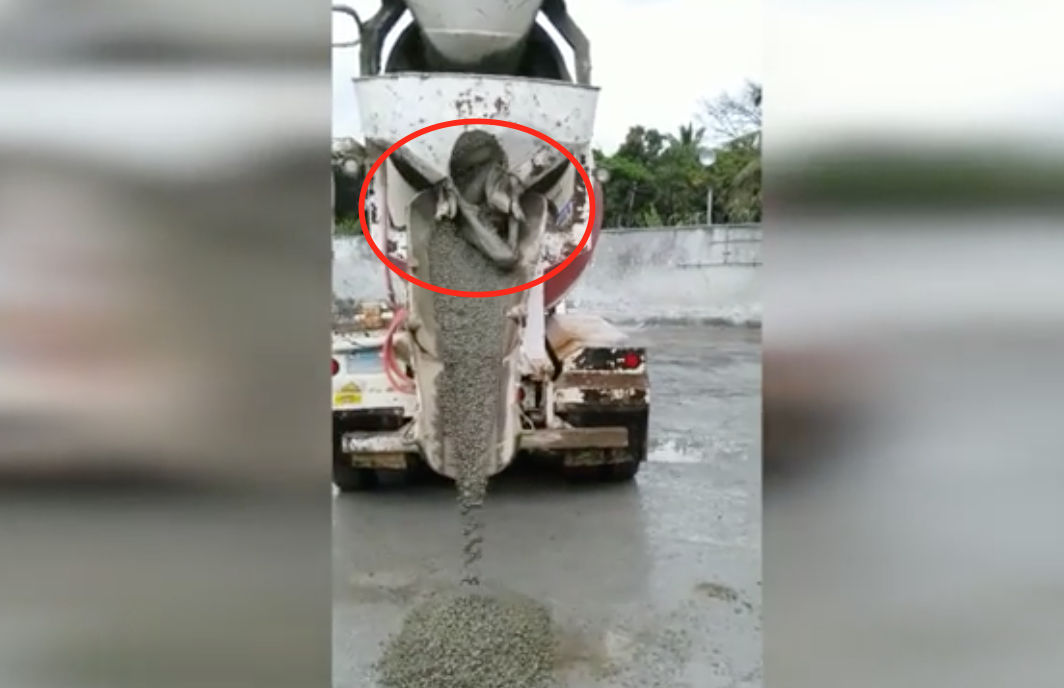 Video: encuentran cadáver en camión de Cemento Cemex