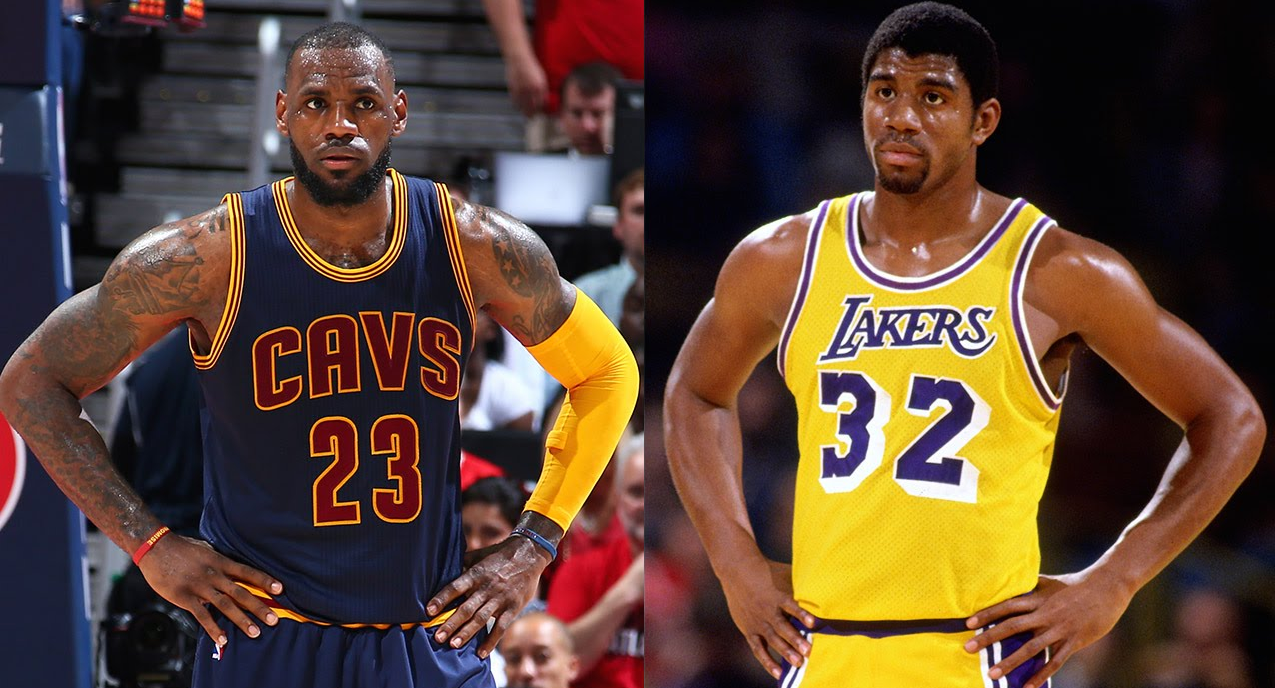 LeBron James alcanza la leyenda de Magic Johnson en las Finales de la NBA