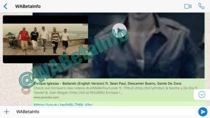 WhatsApp permitirá ver videos y seguir conversando a la vez