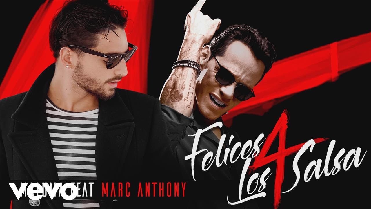Maluma y Marc Anthony lanzaron nuevo video de "Felices los 4″