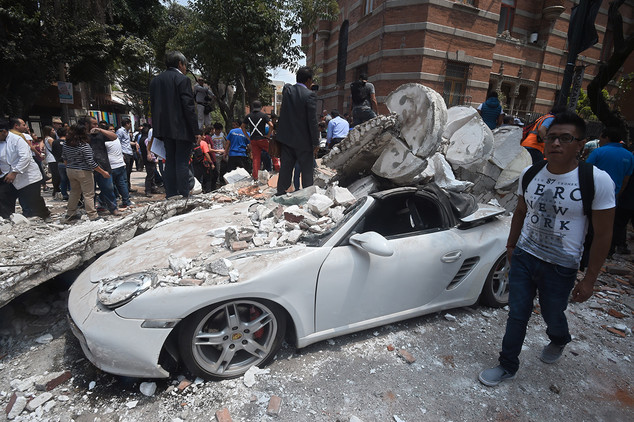 Se registra un fuerte terremoto de 7,1 cerca de la Ciudad de México