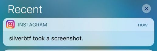 Instagram te notificara al hacer screenshot alguna publicación
