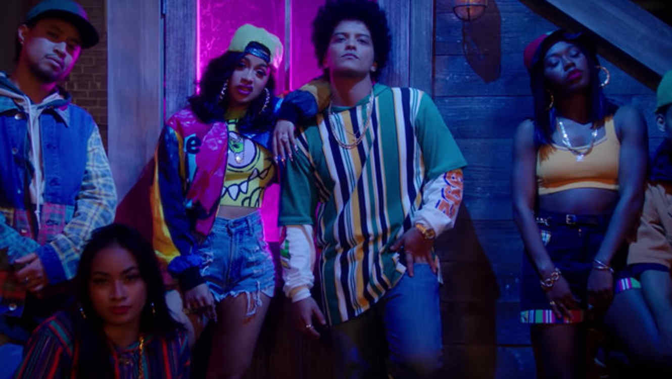 Bruno Mars y Cardi B se unen para el colorido video "Finesse"