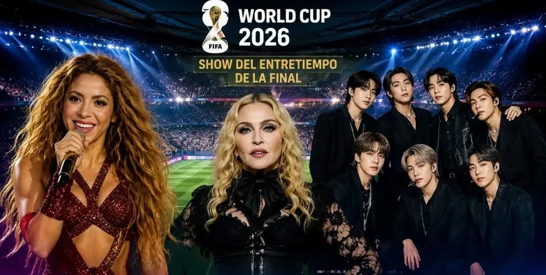Show de Medio Tiempo del Mundial 2026: Shakira, Madonna y BTS
