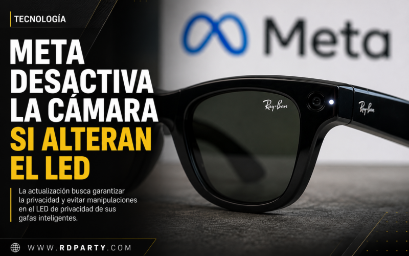 Meta descubrió el truco para espiar con sus lentes… y ahora lo castiga apagando la cámara