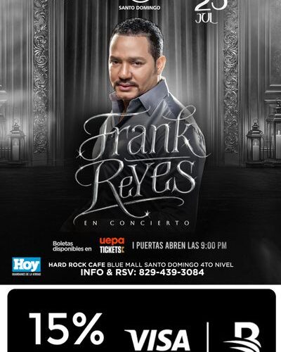 Frank Reyes en concierto 2026