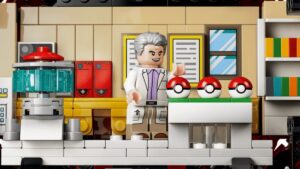 Set de la colección LEGO Pokémon 2026 con figura del profesor Oak