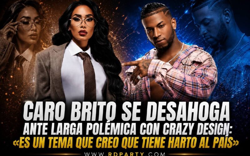 Caro Brito responde Crazy Design tras polémica de 14 años