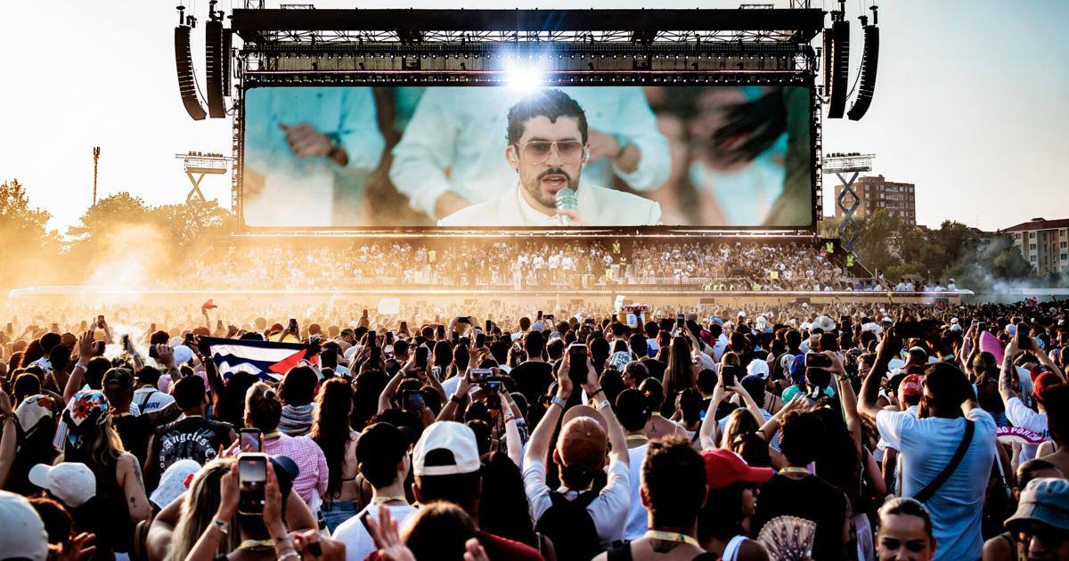 Bad Bunny cierra gira DTMF en su última presentación en Bélgica