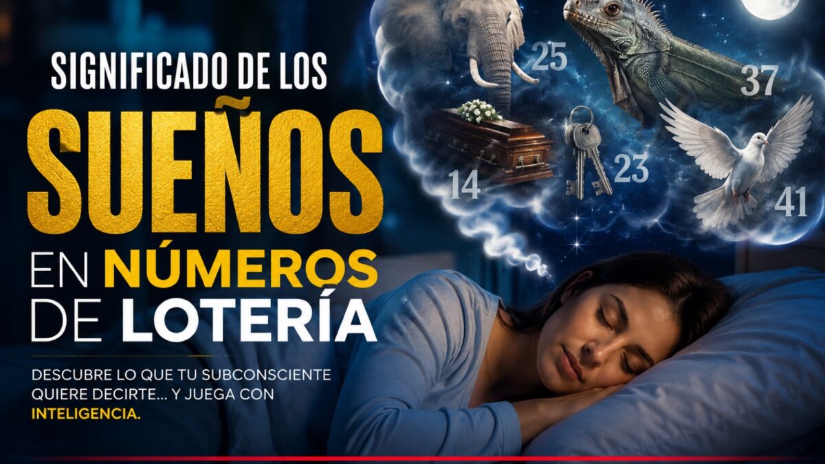 Mujer dormida soñando con símbolos de la charada y sus números de lotería