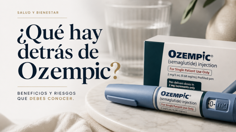 ¿Qué hay detrás de Ozempic? Beneficios y riesgos que debes conocer