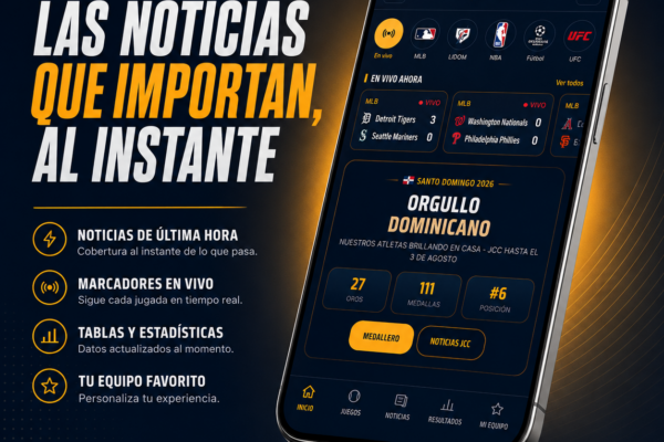 DeportesDO lanza su app oficial, disponible en App Store y Google Play